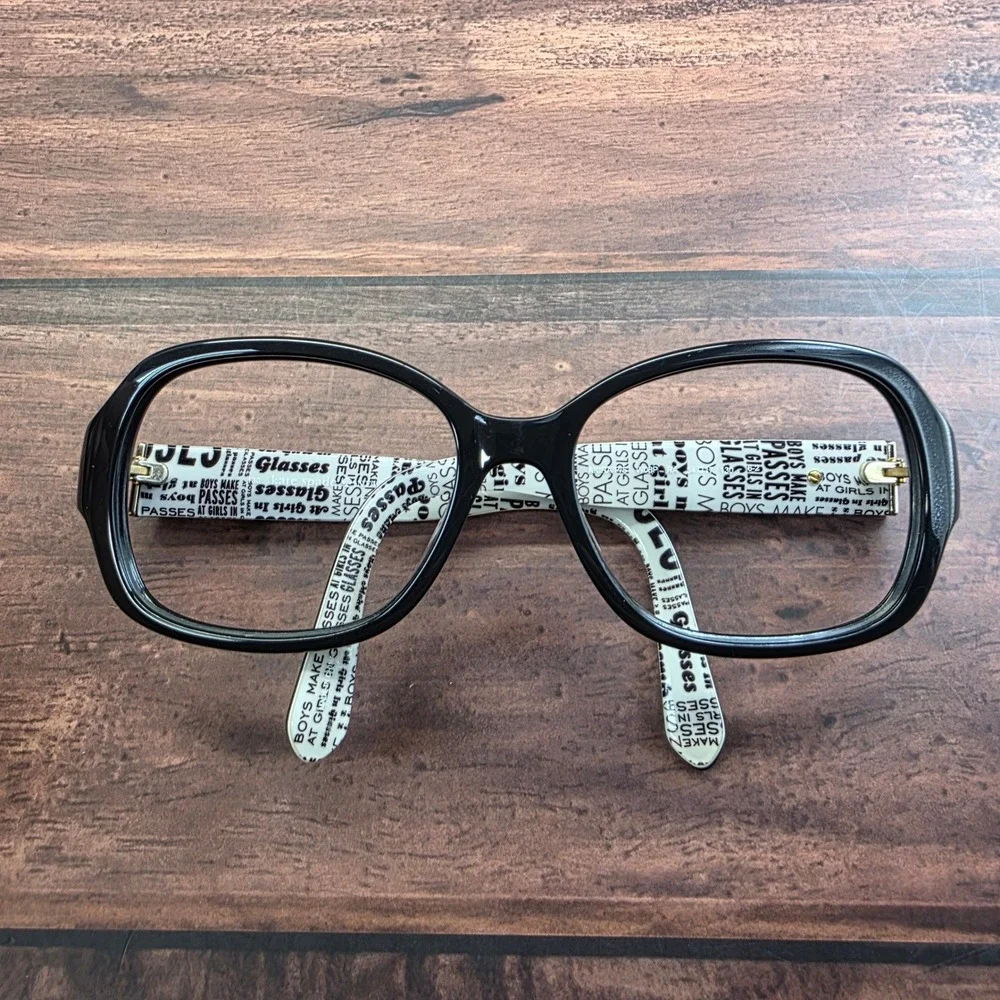 Kate‎ Spade Akira/P/S Black Glasses Boys Make Passes Interior 54-17-130